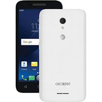 Alcatel - CAMEOX 4G LTE with 16GB Memory Cell Phone - Arctic White (AT&T)