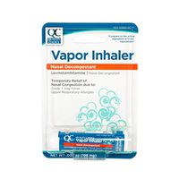 Quality Choice Nasal Decongestan Levmetamfetamine Vapor Inhaler, 198mg Each (3)
