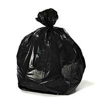 Plasticplace Black Garbage Bags 33x39 33 Gallon 100/Case 1.7 Mil