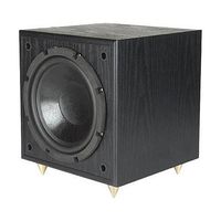 Pinnacle Speakers Baby Boomer Dual (2) 8-Inch 600 Watt Powered Side Firing Subwoofer (Black) (Discontinued by Manufacturer)