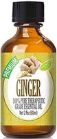 Ginger Essential Oil - 100% Pure Therapeutic Grade Ginger Oil - 60ml
