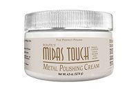Midas Touch Metal Polishing Cream – 4.5oz, Cleaner & Polishing Rouge for Sterling Silver, Gold, Brass & Other Metals, 1pack, by Rolite