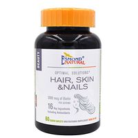 (5 Count, 25% Off) Esmond Natural: Hair, Skin & Nails (3000mcg of Biotin), Made in USA, FDA Facility, GMP, Natural Products Assn Certified-3000mcg, 300 Coated Caplets