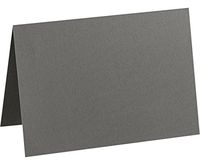 A2 Folded Card (4 1/4 x 5 1/2) - Smoke Gray (250 Qty.)