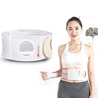 GHzzY Elastic Ostomy Belt for Waist Abdominal with Breathable Stoma Opening - for Fixed Ostomy Bag & Prevent Parastomal Hernia,9cm,XL