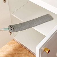 Dust Brush,Retractable Gap Dust Cleaning Artifact,Long Handle Microfiber Hand Removable and Washable Telescopic Hand Dust Collector for Home Bedroom Kitchen