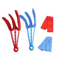 4 Pcs Multifunctional Window Blind Cleaner Washable Removable Window Duster Brush for Air Conditioner Door Barrier