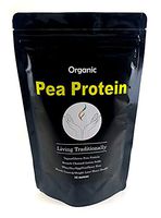 Vegan Protein Powder Organic Yellow Pea Protein Powder (16 Ounces) Vegan Protein Free of Egg, Soy, Nuts and Dairy - Heart Healthy Complete Protein & Amino Acid Source -