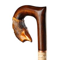 Orsus Wooden Walking Cane for Women Walking Stick Fox Hand Carved Stick 36" Womens Stick