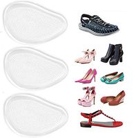 Ball of Foot Cushions for Men Women High Heels Flats 3 Sets (6) - Soft Gel Insole Metatarsal Pads Shoe Inserts - Extra Comfort Forefoot Cushioning, Foot Pain is Gone! Happy Feet! (3)
