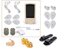 TENS Unit Pain Relief Body Massager 16 Modes Rechargeable Mini Muscle Stimulator Electronic Pulse Massager Beige Massage Shoes Replacement Pads Palm Massager Soft Massager Brush