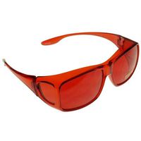 Color Therapy Glasses Fits Over Prescription Glasses (Red)