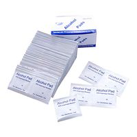Yarnow Disposable Prep Pads Wet Wipes Cleaning Swabs Tablets First Aid Emergency Rescue Supplies for Lens Screen Eyeglasses Home Outdoor 200pcs