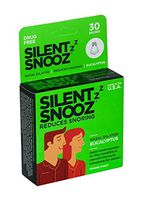 Silent SNOOZ Nasal Dilator Anti-Snore Device - Reusable Eucalyptus Scented Nose Vent Designed to Stop Snoring (30 Uses)