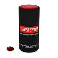 Sniper Sharp Eye Vitamins Supplement for Hunting and Shooting (30 Softgels, 1 Month Supply) Formula with Lutein, Zeaxanthin, and Meso-Zeaxanthin | Improve Aim and Reaction Times | Protect Eye Health
