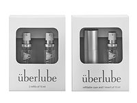 Überlube Silver Good-to-Go Traveller Set - One Silver Case with One 15ml Refill + Two 15ml Refills