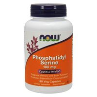 Now Foods Phosphatidyl Serine 100mg, 120 caps ( Multi-Pack)