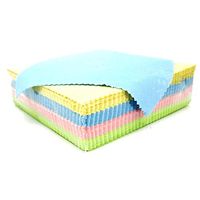 handy and friendly LANBO 50Psc Lens Clothes Eyewear Accessories Cleaning Cloth Microfiber Sunglasses Eyeglasses Camera Glasses Duster Wipes13x13 cm