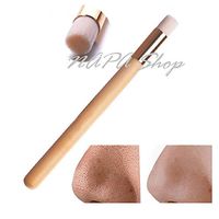 Soft Short Shank Solid Wood Nasal Wash Brush Remove Blackheads Nose Clean Brush Facial Cleaning Tools