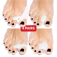 Bunion Corrector Support Kit, Bunion Relief Bunion Splint Soft Gel Toe Separators Spacers Cushions Orthopedic Straighteners Hammer Toe Hallux Valgus Crooked Toe Joint Pain, 4 Products Men Women