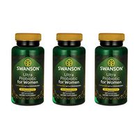 Swanson Ultra Probiotic for Women 25 Billion Cfu 60 Veg Caps 3 Pack