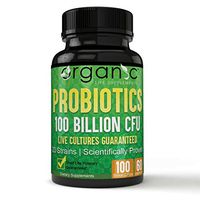 Powerful, Pure & EFFICIENT Probiotics 100 Billion CFU, Live Cultures Guaranteed, 20 Strains | Scientifically Proven, Non-GMO & Gluten Free