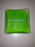 Make Me Heal Reusable Cold Ice Gel Pack Compress - 3x3" Square (Green) - 2 Units
