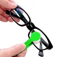 VNDEFUL6PCS Mini Sun Glasses Eyeglass Microfiber Spectacles Cleaner Microfiber Glasses Eyeglasses Cleaner Cleaning Clip Eyeglasses Cleaner Tool