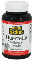 Natural Factors - Quercetin Bioflavonoid Complex, Support for The Body's Use of Vitamin C, 60 Capsules