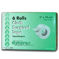 Cloth Surgical Tape 2"X10YDS. (6/Box) Box of 6 Each