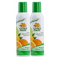 Citrus Magic Natural Odor Eliminating Air Freshener Spray Tropical Citrus Blend, Pack of 2, 6-Ounce Each