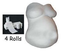 ECONOMY BELLY CAST KIT Plaster of Paris Bandage CLOTH ROLLS Pregnancy Casting
