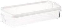 Kitchen Basics 101 W10321304 Replacement for Whirlpool Clear Door Bin with White Band on top