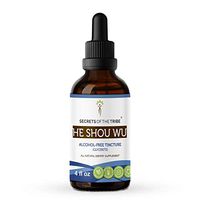 He Shou Wu Tincture Alcohol-Free Extract, Organic He Shou Wu (Fo-TI, Polygonum multiflorum) Dried Root Tincture Supplement (4 FL OZ)