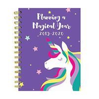July 2019 - June 2020 Magical Unicorn Medium Daily Weekly Monthly Planner