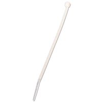 NavePoint 12 Inch Nylon Cable Wire Zip Tie 50 lbs - Natural White 300 Pack Lot Pcs Qty