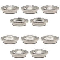 10x Exell 1.35-Volt Zinc Air Coin Cell Battery, MRB625, Mercury-Free Replacement Battery Cell Replaces Z625PX PX625 PX13 V625PX