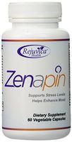 Zenapin - Top Calming Supplement with 6 Stress Fighting Ingredients - GABA, Magnesium, St. John's Wort, Chamomile, 5-HTP, Ashwagandha, B-Vitamins and More