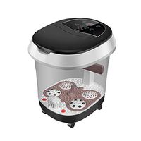 Mai® Foot Bath Foot Spa Massager Electric Foot Massage Machine 2 Rolling Multiple Puncture Points Automatic Massage Foot Bath Barrel 40x35x48CM