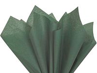 Dark Forest Green Art DIY Crafts Tissue Paper for Gift Wrapping 15"X20" 5 Sheets
