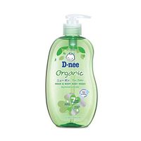 D-NEE ORGANIC FOR NEW BORN HEAD AND BODY BABY WASH SIZE 800 ML.