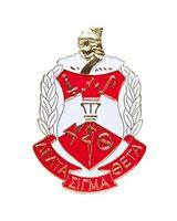 Delta Sigma Theta Die-Cut Car Badge Decal