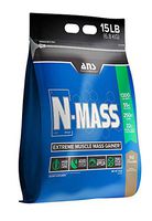 ANS Performance N-Mass Muscle Mass Gainer, Premium Mass Builder For CLEAN (quality) Gains, Milk Chocolate,  15 Pounds