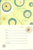 Parties Happen. Be There. Glitter Embellished Invitation 8 Count
