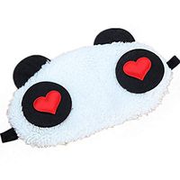 1 Piece Lovely Face Eye Travel Sleeping Mask Blindfold Cute Gift - Random Color