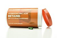 Mt. Angel Vitamins - Hydrochloric Acid Betaine, Supports Healthy Digestion & Gastric Juices (500 Vegetarian Chlorocaps)