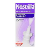 Nostrilla Nasal Decongestant Original Fast Relief 0.50 oz (Packs of 3)