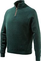 Beretta Men's Windproof Sweater 1/2 Zip Medium Dk PU121T0762079WM Green