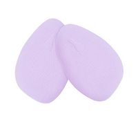 Gentle Meow 4 Pairs Front Half Insoles Feet Shockproof Forefoot Sole Cushions, Light Purple