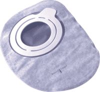 Coloplast Assura AC Easiflex Two-Piece Closed Pouch with Charcoal Filter 3/8" to 1-7/8" Stoma Opening, 2" Flange, 8-1/2" L, 500mL, Large, Transparent, Medium Adhesive Coupling, Soft Moisture-Absorbent Backing, Disposable (Box of 30 Each)
